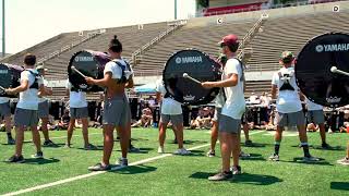 Crown drum line performs for some of their biggest fans [upl. by Elumas]