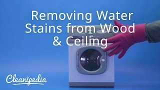 Removing Water Stains from Wood amp Ceiling [upl. by Babb]