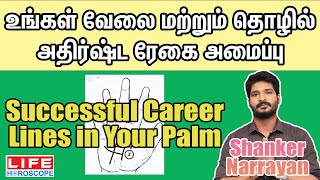 Successful Career Lines in Your Palmistry  Life Horoscope palmistry career [upl. by Barrus]