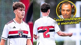 quotSÃO PAULO FC TEM UM NOVO CAFUquot IGOR FELISBERTO LATERAL DA BASE DO SPFC JOGA MUITO [upl. by Haleigh]