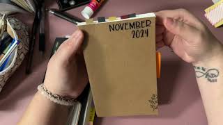 November 2024 Main Planner Change…PlannerMonkeyCo B6Slim [upl. by Teerprah]