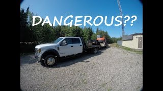 FORD F550 POWERSTROKE TOWING 30000LBS IS IT SAFE [upl. by Adnir306]