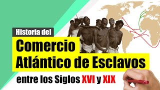 El COMERCIO ATLÁNTICO de ESCLAVOS entre los Siglos XVI y XIX  Resumen [upl. by Cir]