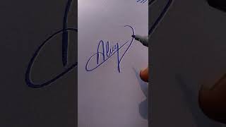 Aliya name signature signatureideas signature artist virlvideo foryou handwriting art [upl. by Kubiak]