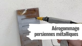 Rénover et décaper une persienne métallique  Démonstration ACF [upl. by Grani644]