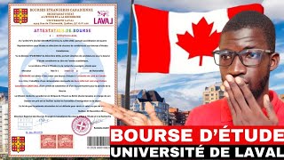 BOURSE DÉTUDE GRATUITE AU CANADA🇨🇦  Demande dadmission à luniversité de LAVAL [upl. by Eirased612]