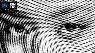 How to Create Dotted Halftone Effect in Photoshop [upl. by Erised]