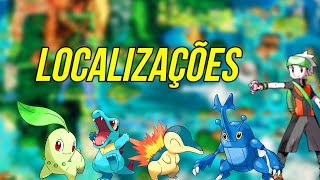 Todas as localizações dos Pokémon de johto em Pokémon emerald [upl. by Sixla]