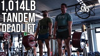 1000 lbs Tandem Deadlift  SNS Bushwick [upl. by Thatch514]