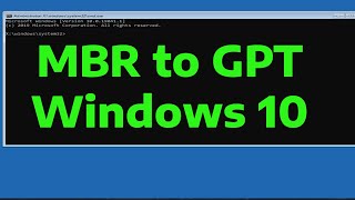 How To Convert MBR to GPT During Windows 10 Installation [upl. by Ruscio]