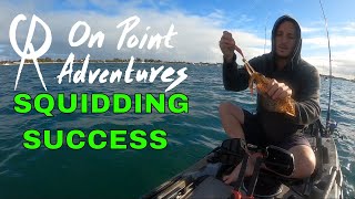 Squid Egi Fishing Success  Perth WA  Kayak Fishing [upl. by Cleveland]