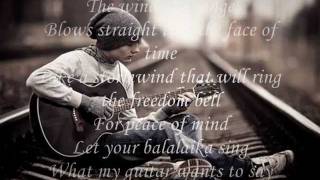 Wind Of Change  Scorpions With Lyrics [upl. by Dis147]