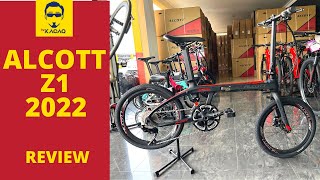 ALCOTT Z1 Carbon Shimano 105 2022  Folding Bike Cycling Malaysia Basikal Sepeda Lipat Review [upl. by Ottilie]