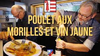 POULET au MORILLES et VIN JAUNE par le Chef Cyril Nitard [upl. by Uriia]