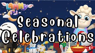 Learn about Seasonal Holidays with Lammy  Fun Toddler Learning Videos  Education for Little ones [upl. by Hali]