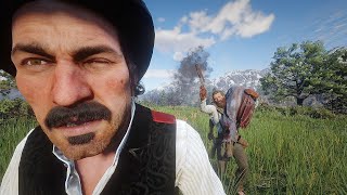 RDR 2  Dutch and Arthur Retarded mentally  Funny and Brutal [upl. by Thatcher]