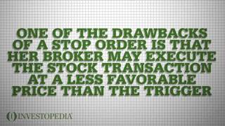 Investopedia Video Stop Order vs Limit Order [upl. by Fraser]