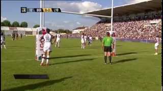 Top 14 20142015 1 ère Journée Résumé Bordeaux VS Lyon 189 [upl. by Prentice758]