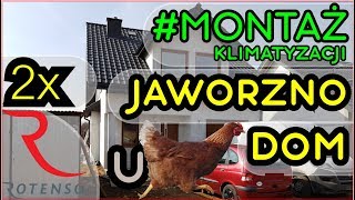 MONTAŻ KLIMATYZACJI W DOMU JAWORZNO [upl. by Acinorej]