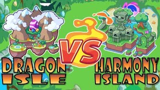 Dragon Isle VS Harmony Island Are These Game Modes the Same in Prodigy Math [upl. by Zebe]