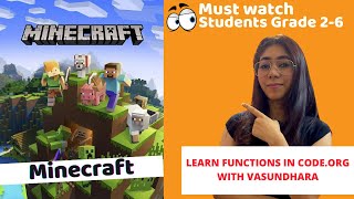 Make and Play Minecraft Game  Codeorg with Vasundhara Sharma  Coding Blocks Junior [upl. by Asiar862]