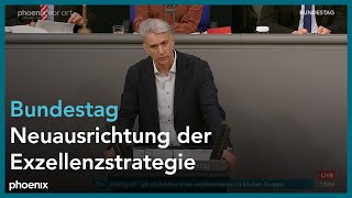 Bundestagsdebatte zur Neuausrichtung der Exzellenzstrategie am 040724 [upl. by Oznofla69]