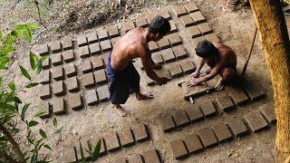 Primitive Tool  Make 100 mud brick [upl. by Ethelbert]