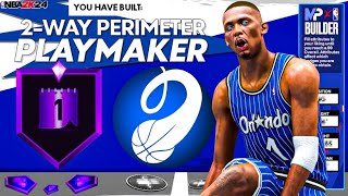 Creating the Ultimate 2Way Perimeter Playmaker Build in NBA 2K24 [upl. by Zinnes247]