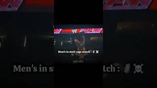 Womens in cage match 🤡 vs Mens in cage match ☠️  🥵 edit wwe entertainment shorts viral [upl. by Savinirs]