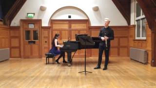 Janacek  Sonata for Clarinet and Piano mov IV [upl. by Ettereve143]