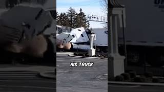 Idiot Tries To Beat Rail Road Crossing [upl. by Mok]