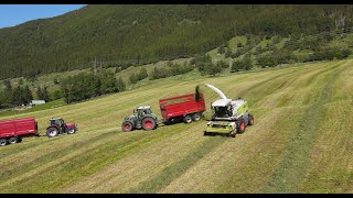 1st Silage 2022 Kvinnherad  Western Norway  Jaguar 850  LELY Butterfly  4K [upl. by Aramoiz]