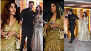 Couple Jasmin Bhasin and Aly Goni exits from Diwali Party  Jasly  bollywoodbandook [upl. by Herriott550]