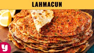 Evde Çıtır Lahmacun Tarifi  Lahmacun İçi Püf Noktalarıyla Müthiş Lezzet [upl. by Barty]