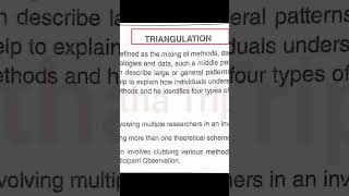 what is Triangulation method [upl. by Omoj63]