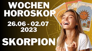 Skorpion  Wochenhoroskop  26Juni  02Juli 2023 [upl. by Kelila]