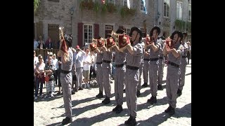 INNO DITALIA CON USCITA DI CORSA FANFARA BERSAGLIERI A QUEBEC CITY [upl. by Danzig243]