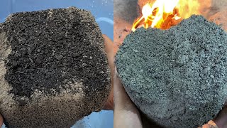 Asmr noiseBreathing in dustConcrete coated with charcoal water amp dry crumblingasmr anxiety relief [upl. by Narol]