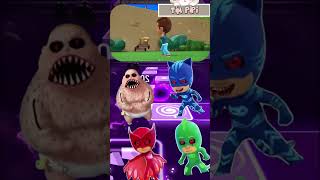 PJ Masks  CatBoy 🆚 Owlette X Dance Song Tiles Hop EDM Rush shorts [upl. by Grimes]