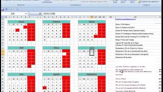 calendario 2016 en excel gratis calendario anual 2016 en excel gratis con festivos [upl. by Jolyn141]