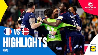 What a CRAZY final  France vs Denmark  Highlights  Mens EHF EURO 2024 [upl. by Odelinda858]