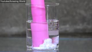 Thermocol vs Paint Thinner reaction in action lab l Science amp Technology Based experiment [upl. by Taffy]