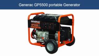 Generac GP5500 portable Generator Feature [upl. by Kurth]