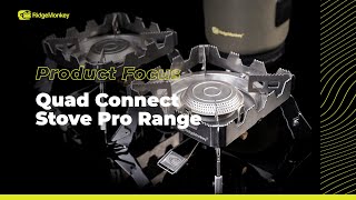 Product Focus RidgeMonkey Quad Connect Stove Pro Range [upl. by Glovsky]