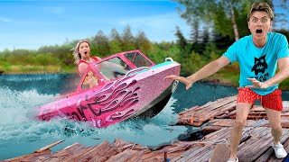 THIS is HOW I CRASHED CARTER SHARERs mini JET BOAT [upl. by Milone314]