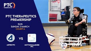 Aspire PFC vs Nottinghamshire PFC  PTC Therapeutics Premiership Court A [upl. by Nette]