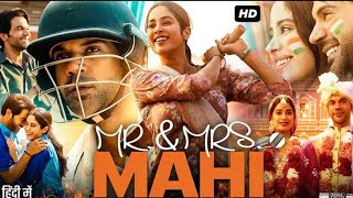 Mr amp Mrs Mahi new Hindi movie in hd  Rajkumar Rao  jahnvi kapoor [upl. by Bergerac]