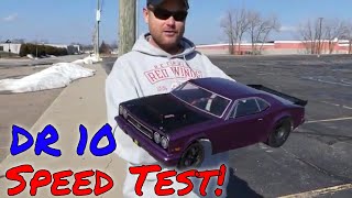 How Fast Is The Team Associated DR 10  GPS Speed Test [upl. by Quent169]