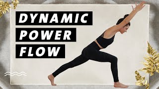 Yoga Ganzkörper Flow  Dynamisch amp Kraftvoll  30 Min Yoga Workout Mittelstufe  Dynamic Power Flow [upl. by Nennarb]