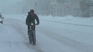 Winter bicycling [upl. by Nireil518]